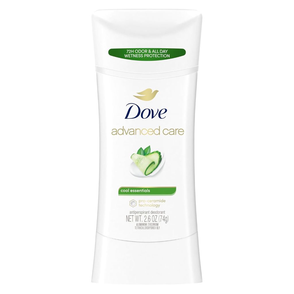 Dove Women's Advanced Care Antiperspirant Deodorant Stick - Cool Essentials, 2.6 oz