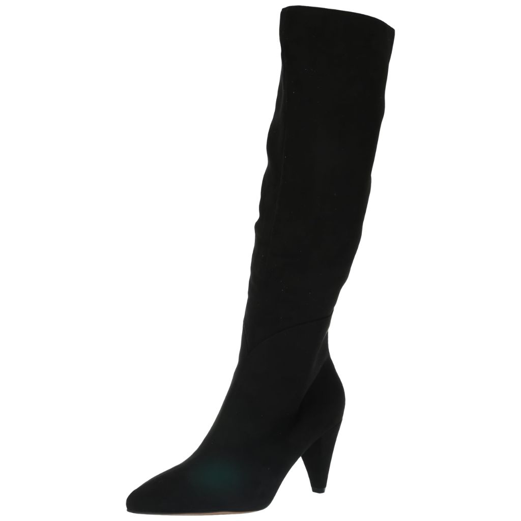 Jessica Simpson Byrnee Knee-High Boot - Black Microsuede, 7.5