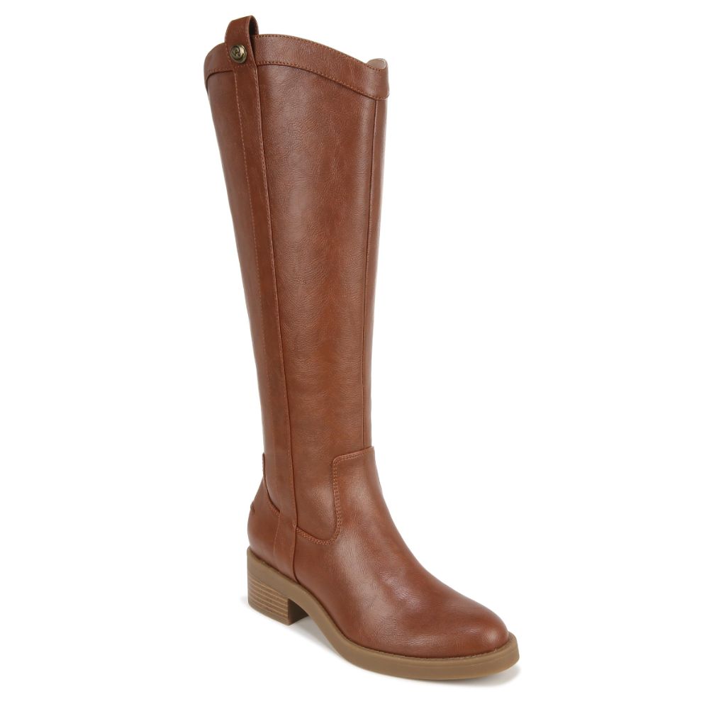 LifeStride Women's Bridgett Knee High Riding Boot - Walnut Brown, 6.5 (Wide Calf)
