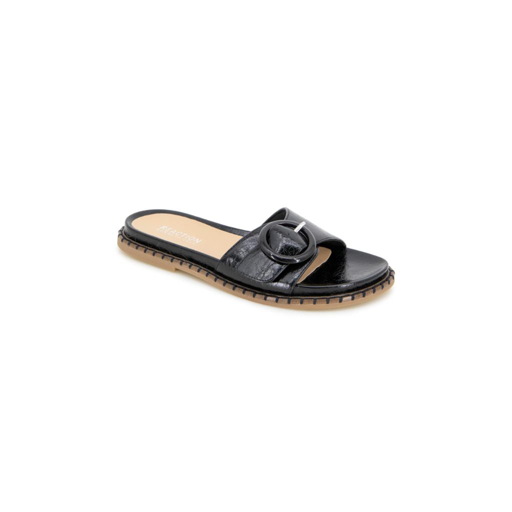 Kenneth Cole Reaction Women's Syrena Sandal - Black, 6.5