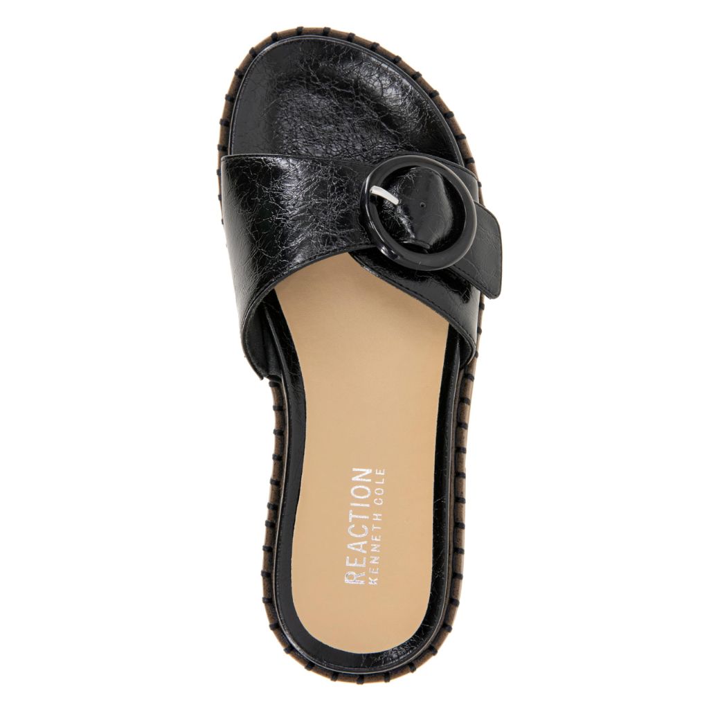 Kenneth Cole Reaction Women's Syrena Sandal - Black, 6.5