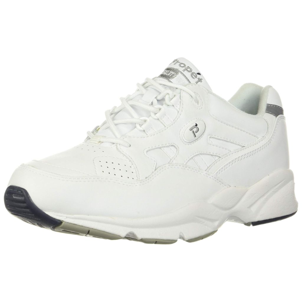 Propét Men's Stability Walker Walking Sneakers - White, Size 7.5