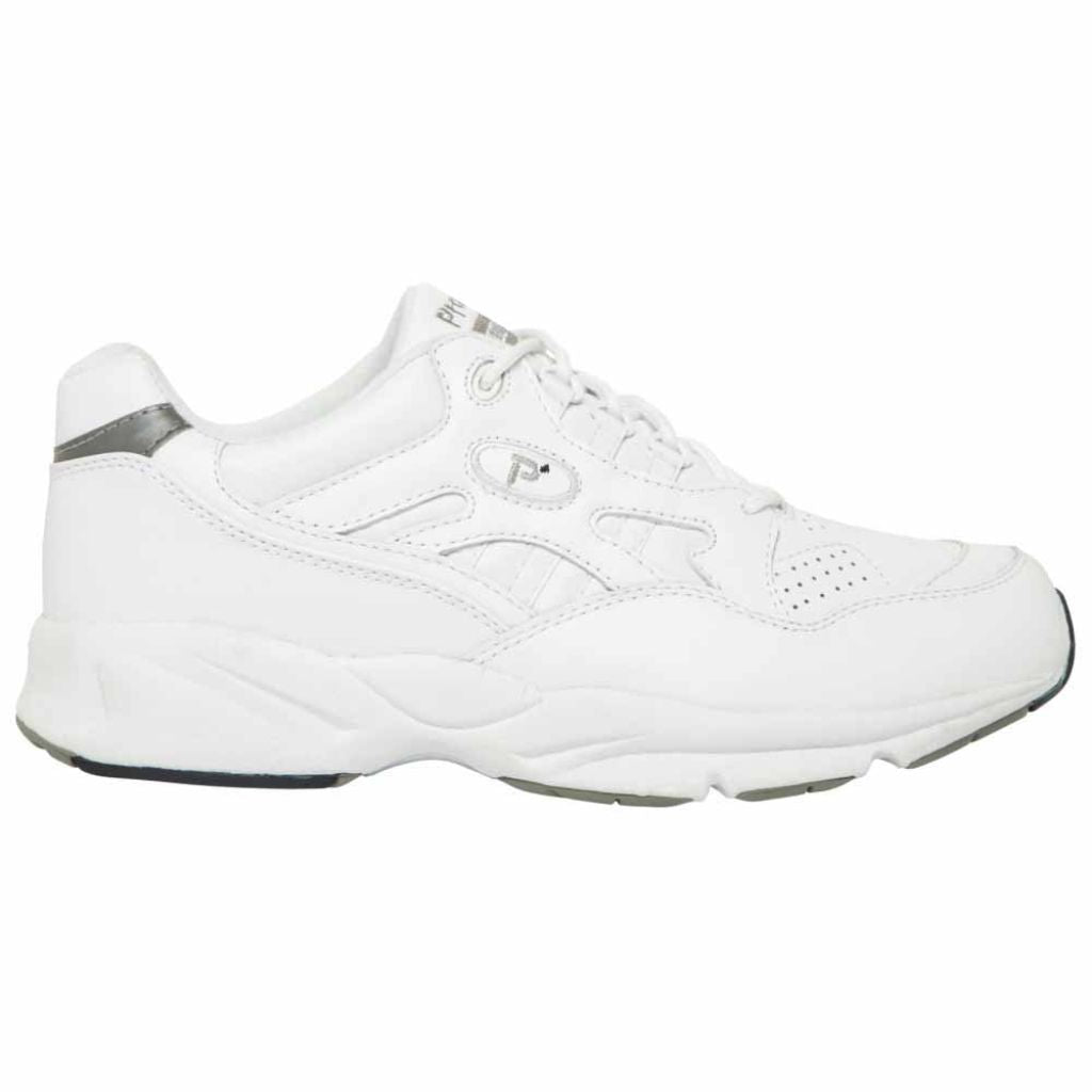 Propét Men's Stability Walker Walking Sneakers - White, Size 7.5