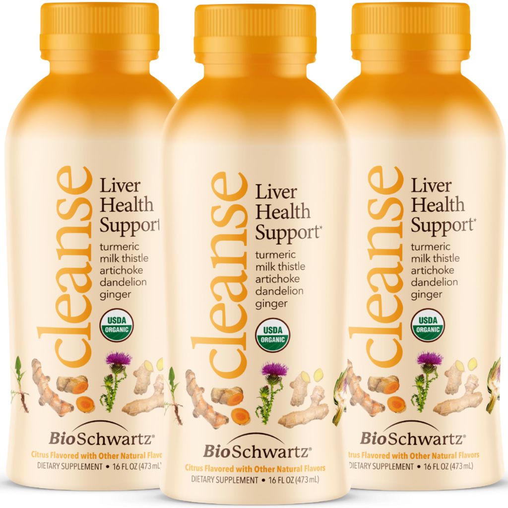 BioSchwartz Cleanse Liver Health Support Liquid - Citrus, 16 fl. oz. (3 Pack)