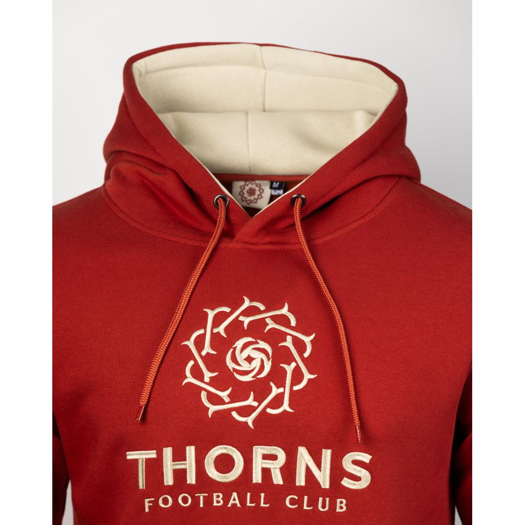 Been There Adult's Pullover Hoodie - Portland Thorns, Rose Red (Medium)