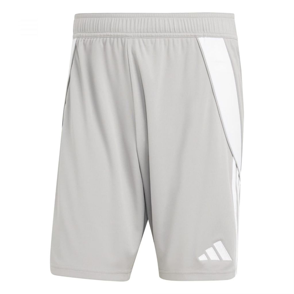 adidas Men's Tiro 24 Sweat Shorts - Medium Gray Heather/White, Size XL
