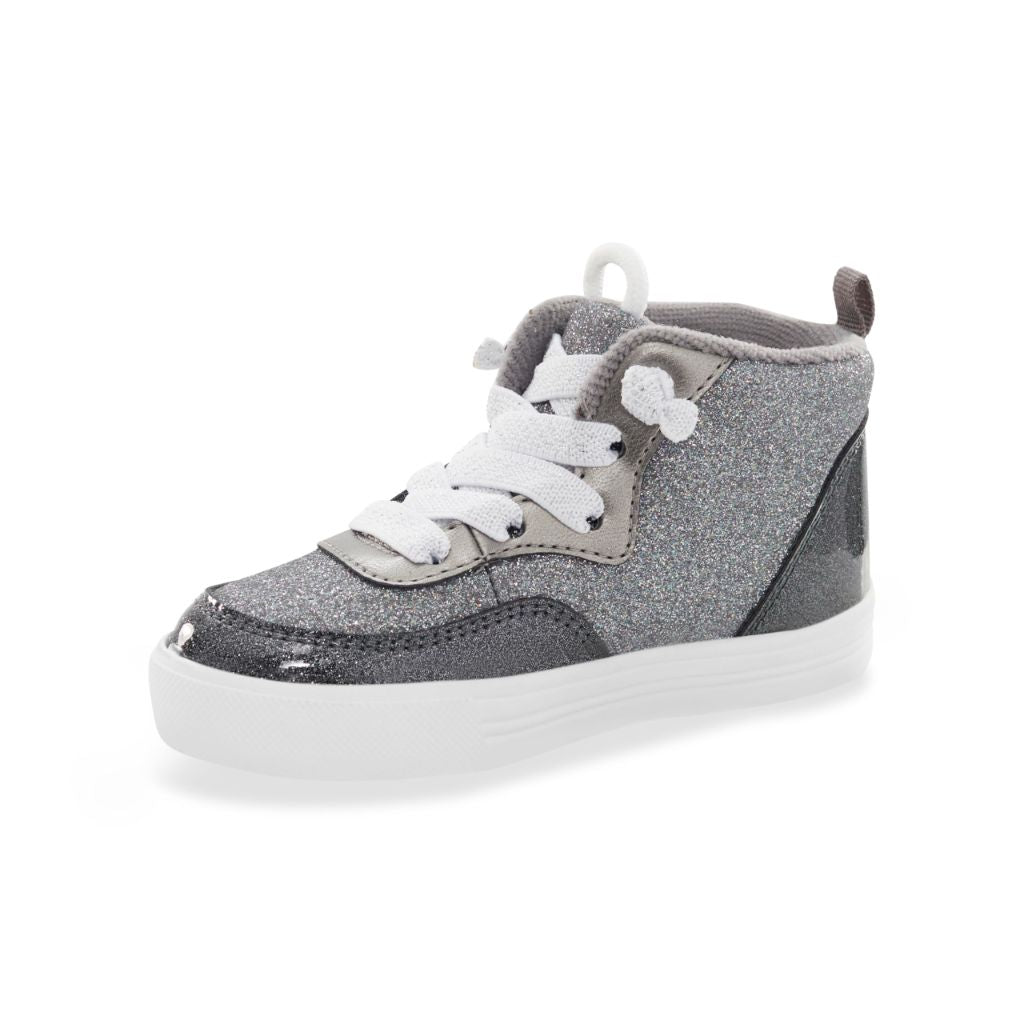 Oshkosh Kid's Munir Sneakers - Silver, Size 12