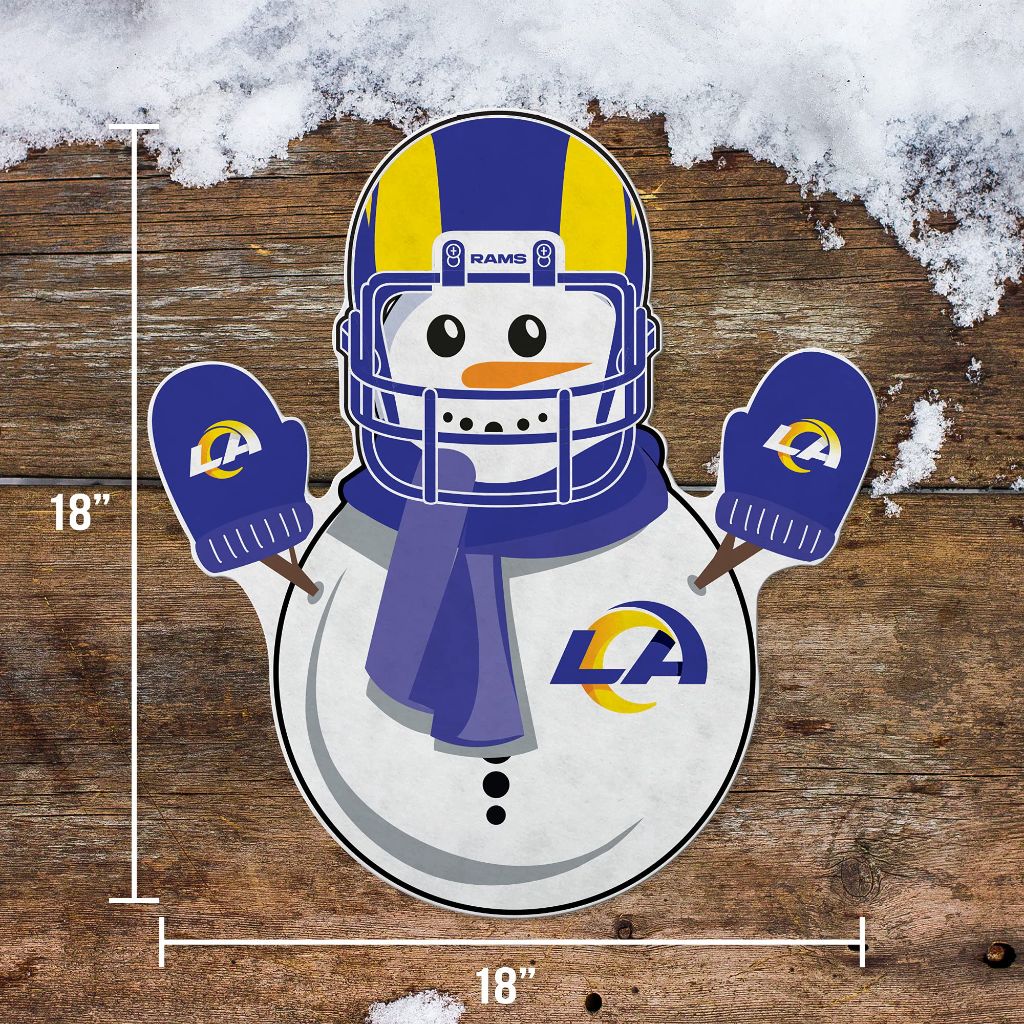 Rico Industries NFL Snowman Shape Cut Soft Felt - Los Angeles Rams