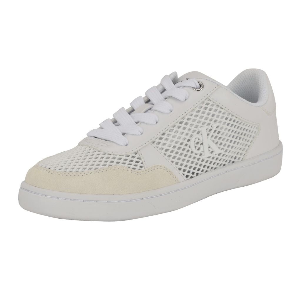 Calvin Klein Heyra Sneaker, Light Grey/White - Size 9.5