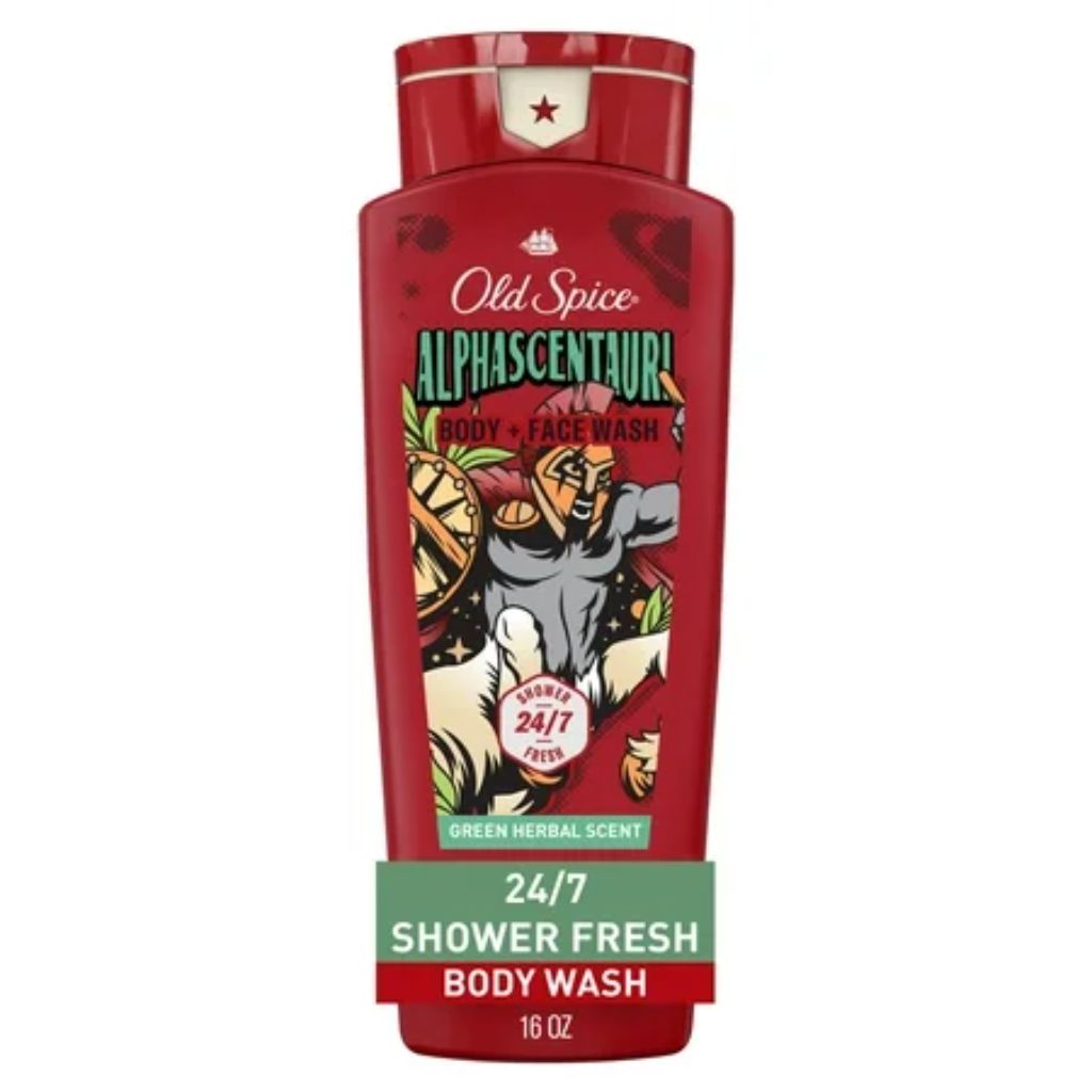 Old Spice Men's Body & Face Wash - AlphaScentauri, 24 fl. oz.