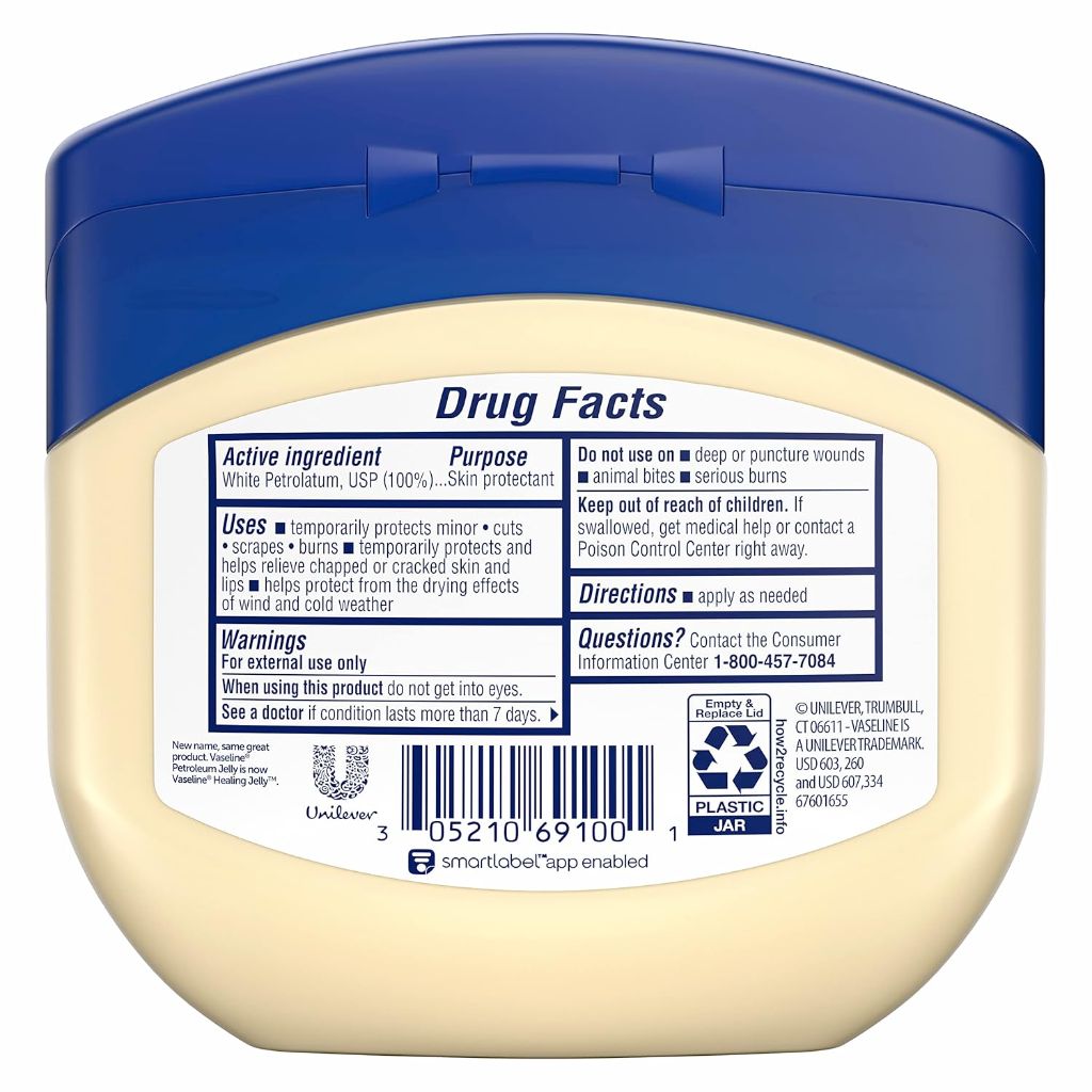 Vaseline Original Healing Petroleum Jelly - 13oz (3 Pack)