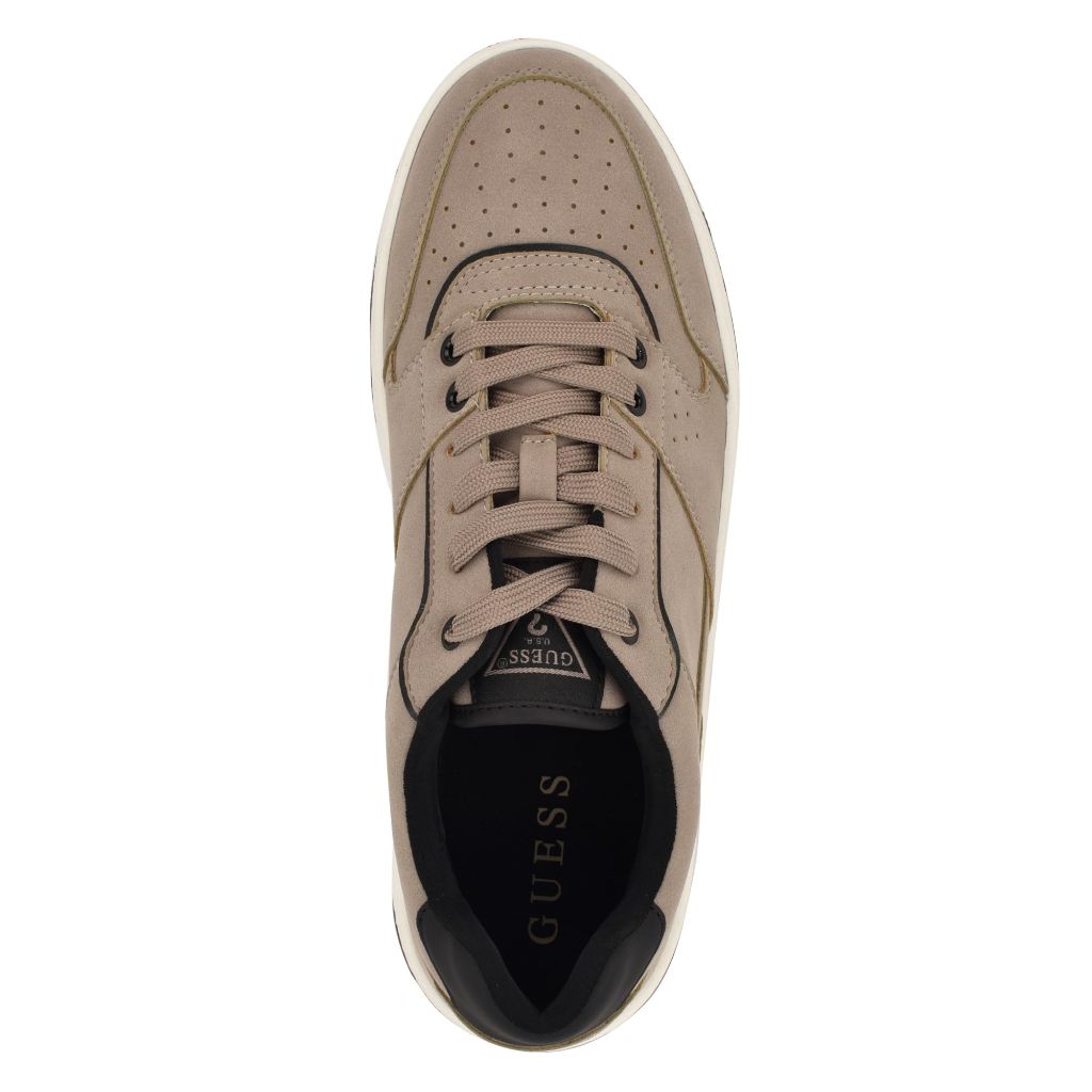Guess Men's Jeril Sneakers - Taupe/Black, Size 10