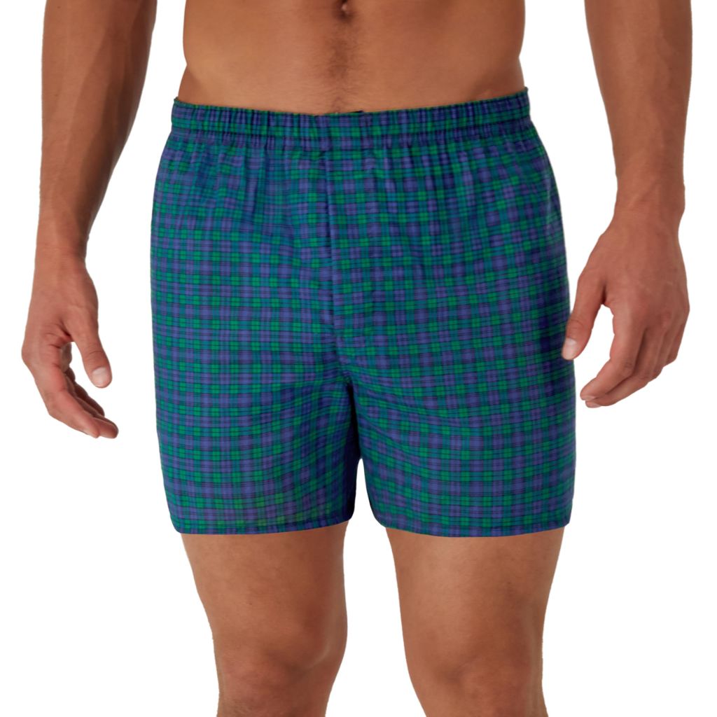Hanes Men's Tagless Boxer - Assorted Plaid, Size XL (5 Pair)