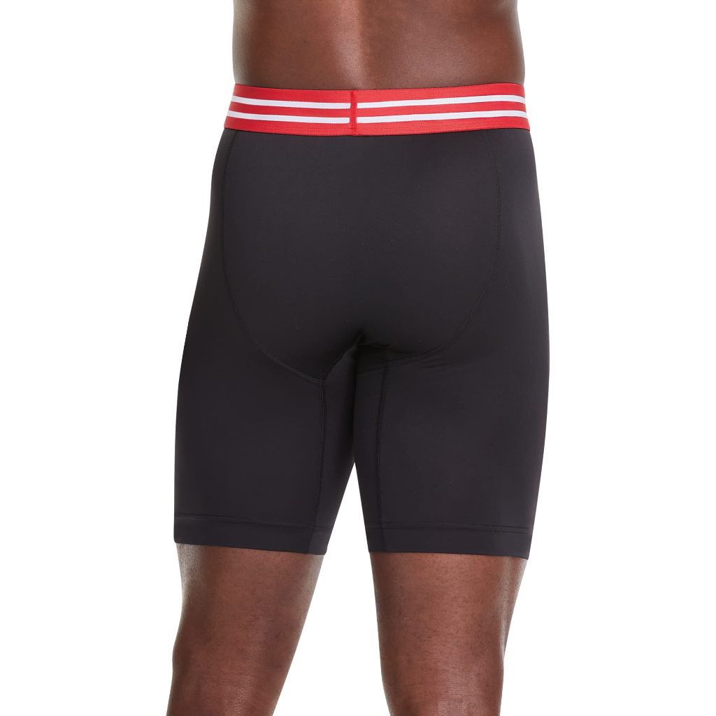 Champion Men's Performance Stretch Boxer Briefs - Black, Size L (3 Pair)