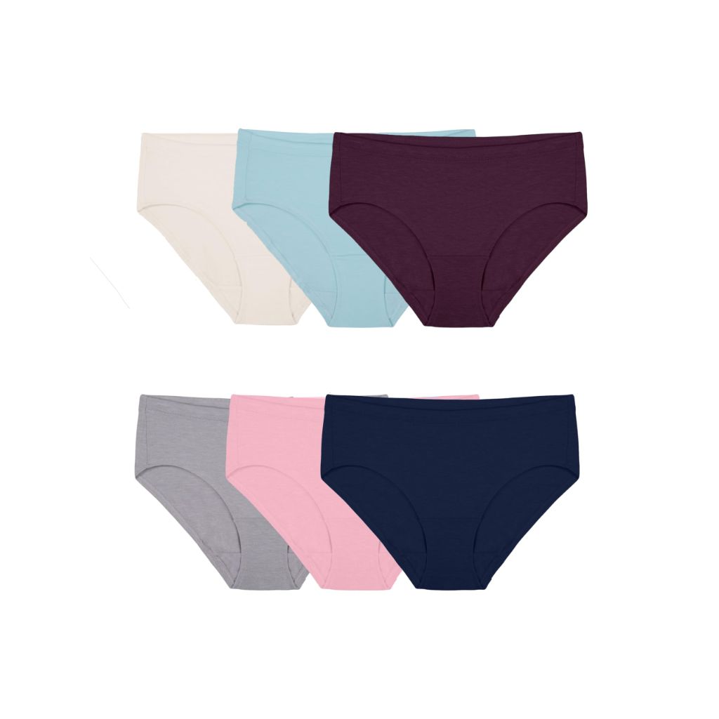 Fruit of the Loom Women's Beyondsoft Hipster Underwear - Assorted Colors, Size 8/XL (6 Pair)