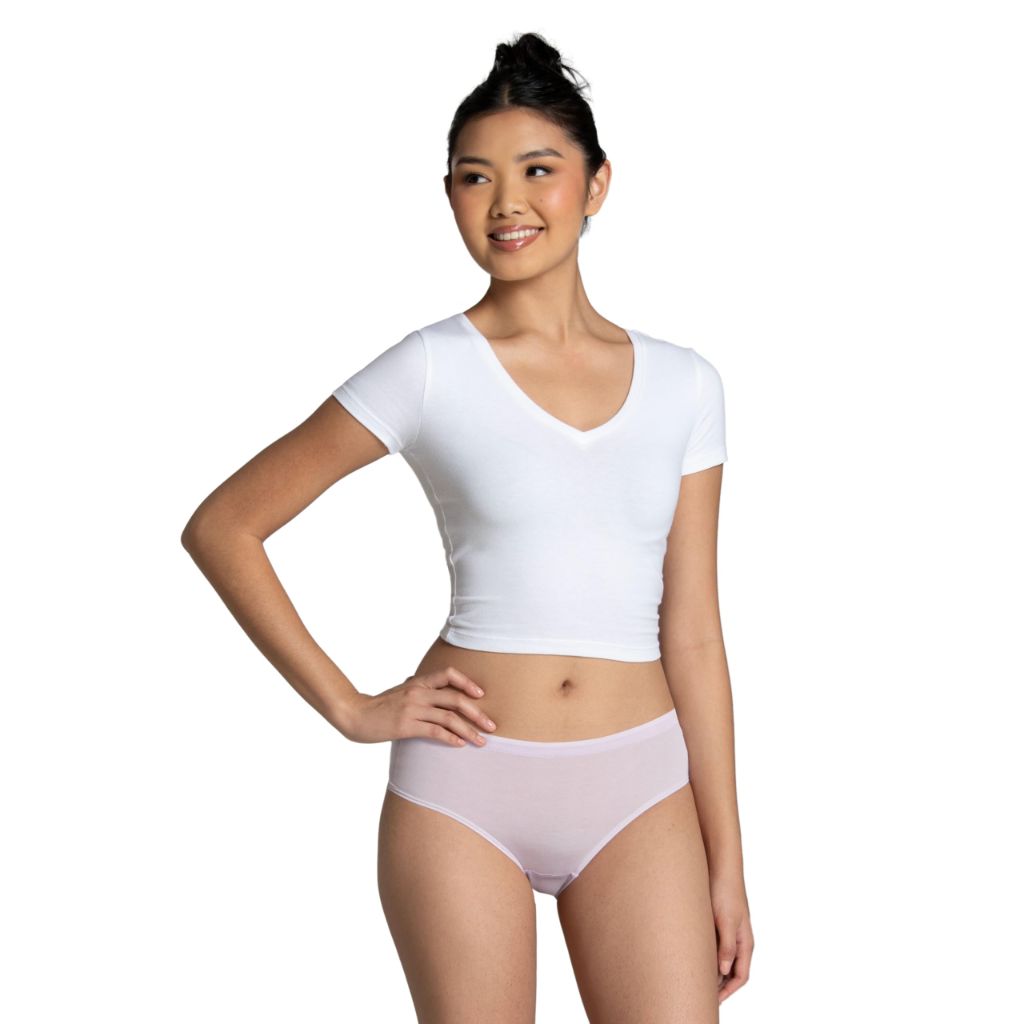 Fruit of the Loom Women's Beyondsoft Hipster Underwear - Assorted Colors, Size 8/XL (6 Pair)