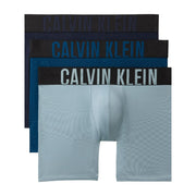 Calvin Klein Men's Intense Power Microfiber Stretch Boxer Briefs - Blue/Black, Size XL (3 Pair)