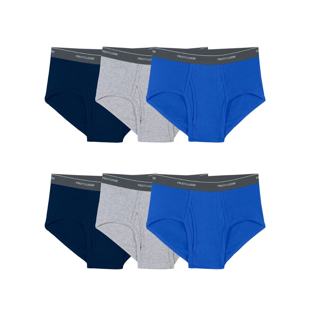 Fruit of the Loom Men's Eversoft Tagless Briefs - Assorted Colors, Size Small (6 Pair)