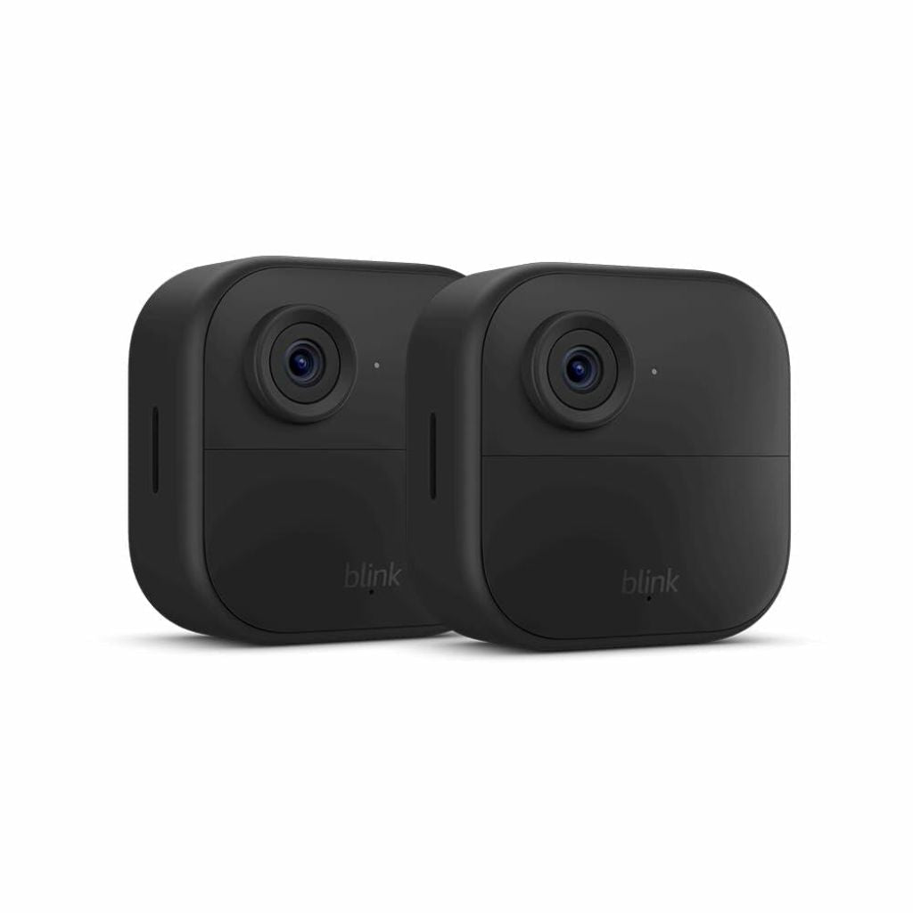 Blink Outdoor 4 (4thGen) Smart Security 2 Camera System, Battery Powered - Black