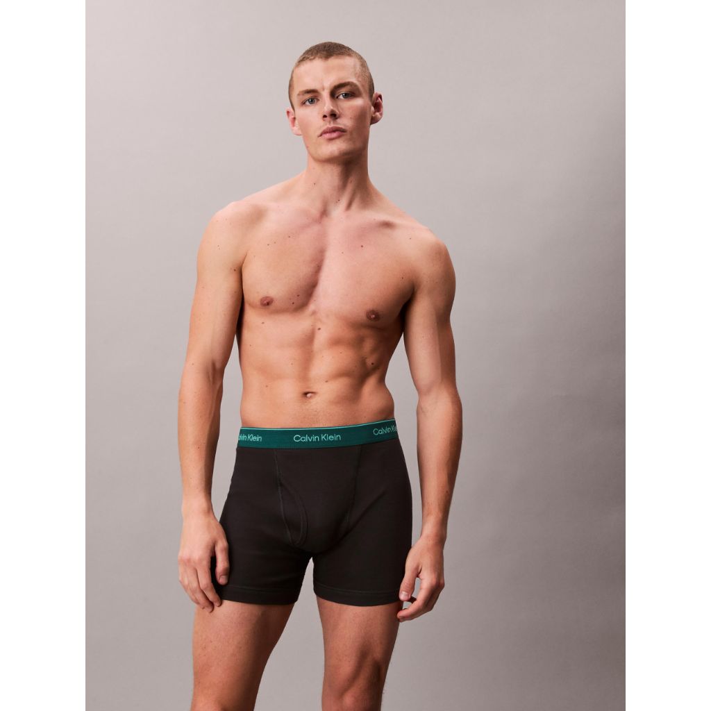 Calvin Klein Men's Cotton Classics Boxer Briefs - Black/Multi, Large (5 Pair)
