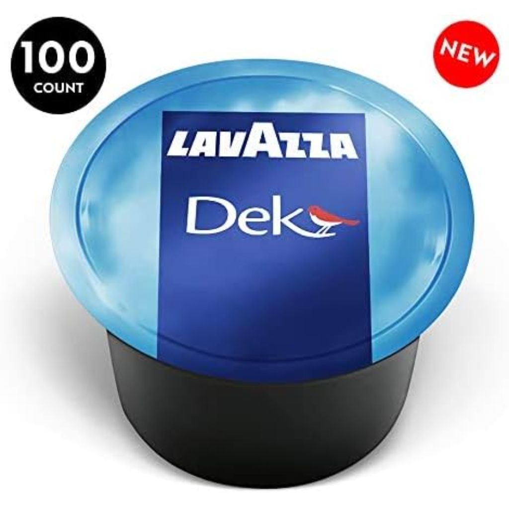 Lavazza Blue DEK Espresso Capsules, Arabica and Robusta Blend - 100 Capsules