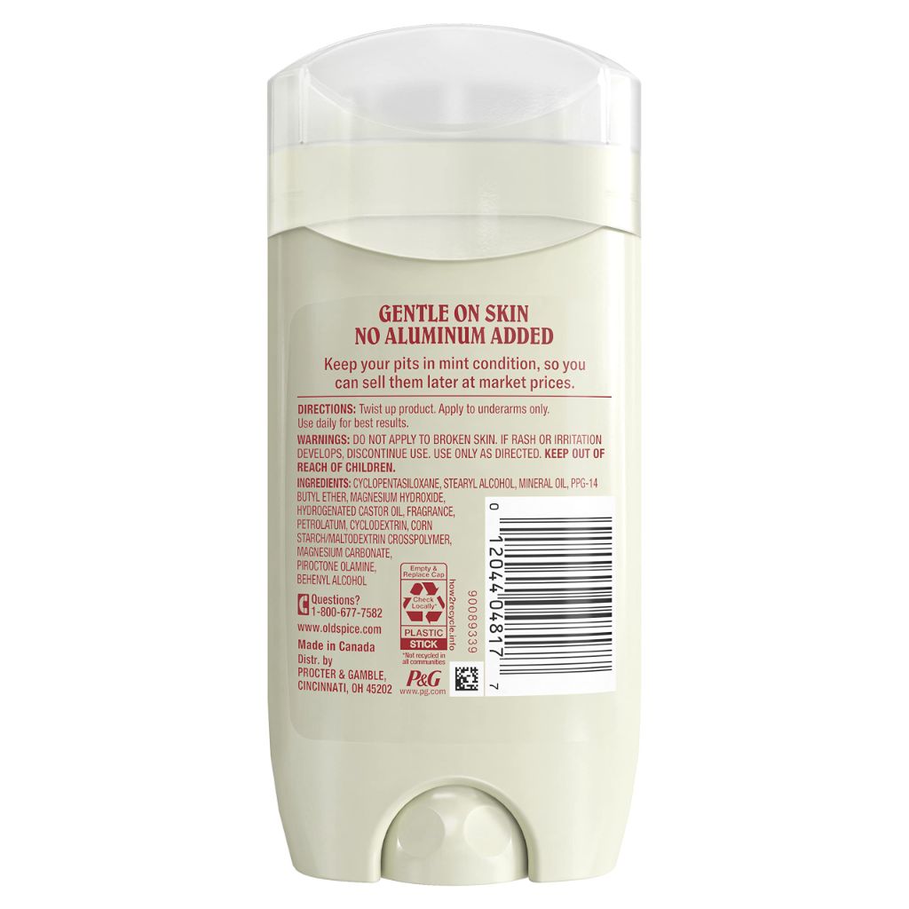 Old Spice Men's GentleMan's Aluminum Free Deodorant  - Lavender & Mint, 3oz