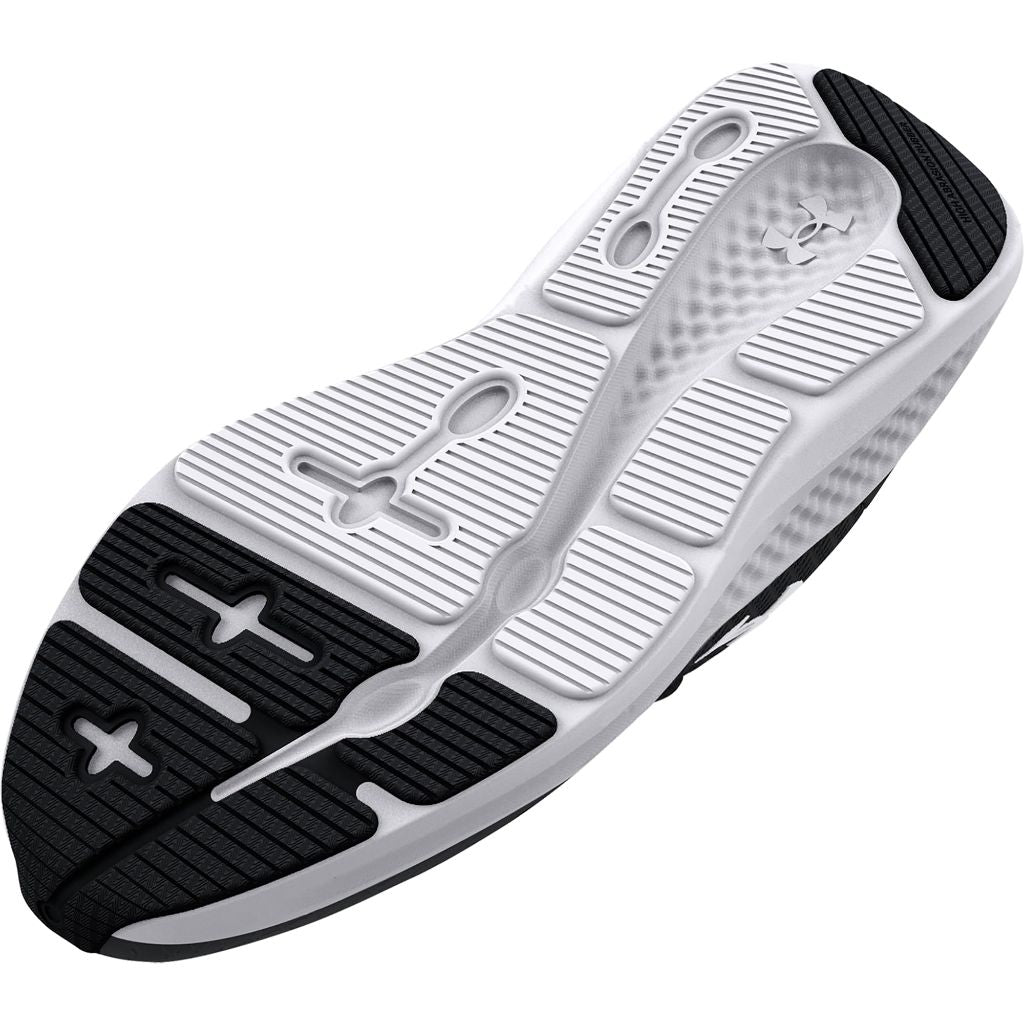 Under Armour Boys' Charged Pursuit 3 Sneakers - Black/White, Size 5.5 Big Kid