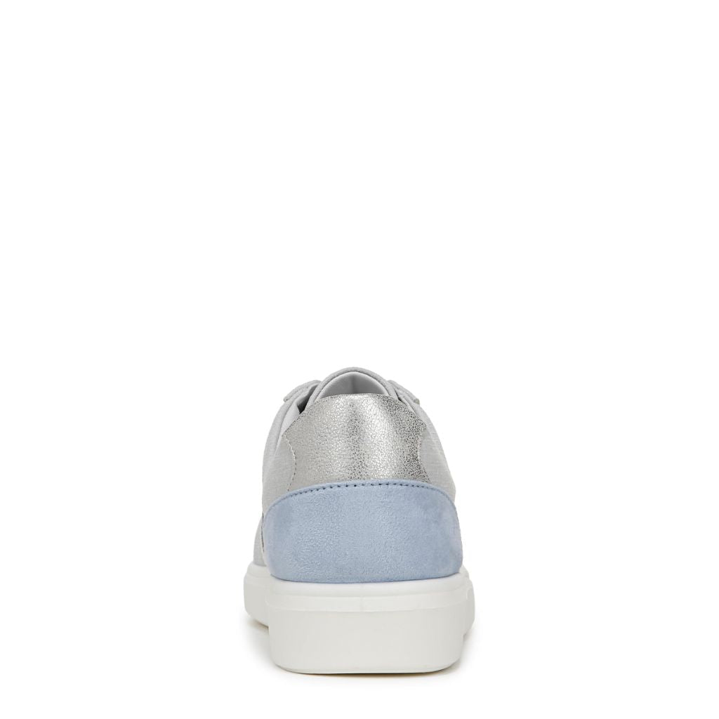 LifeStride Women's Happy Friday Bright Sneaker - Oyster Stretch Denim Fabric, Size 6.5
