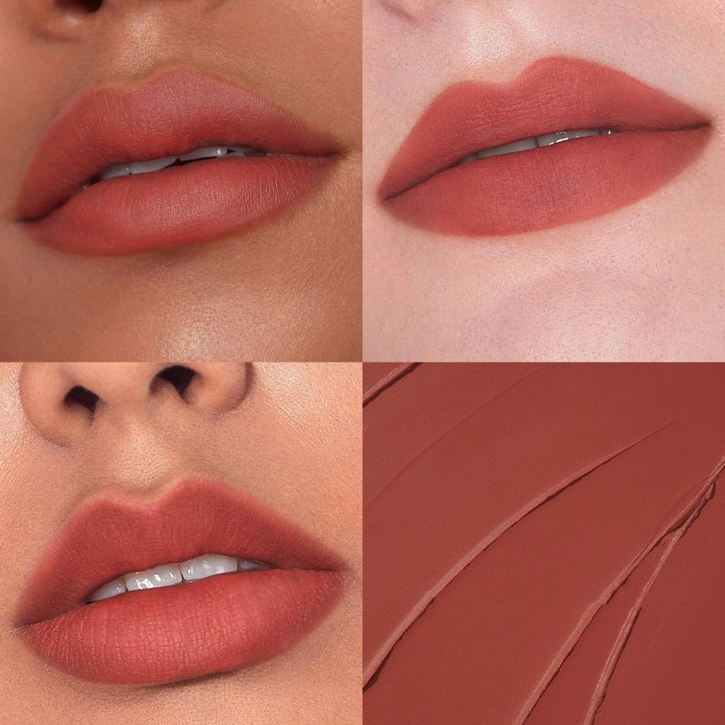 GICYMANTY Matte Lip Stain, Velvet Matte Coloration, Macc Amber - 5mL