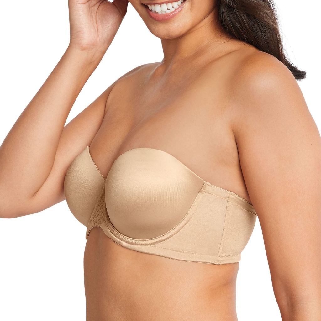 Bali One Smooth U Strapless Bra - Taupe, 42D