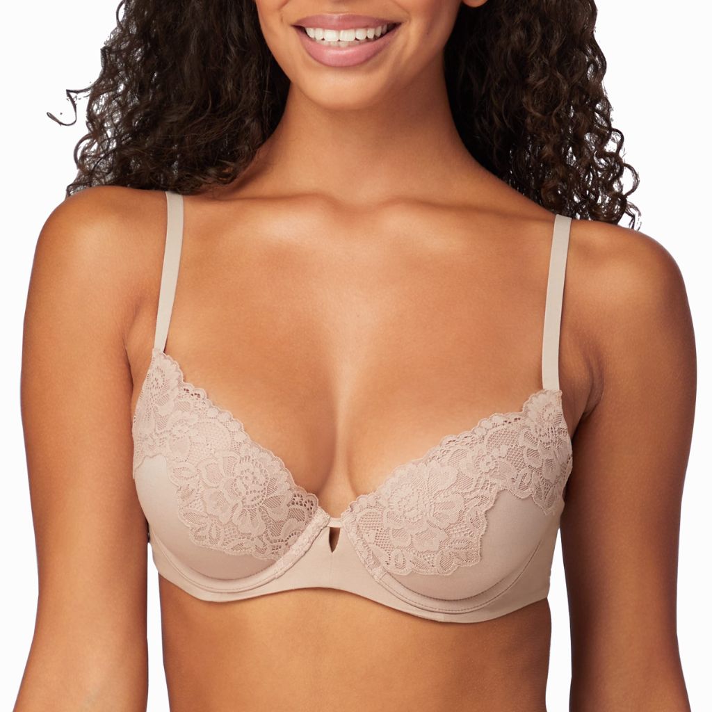 Maidenform Comfort Devotion Your Lift Underwire Bra (DM1195) - Evening Blush, 38C