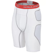 Rawlings Men's Baseball Slider Shorts - White, Size Medium
