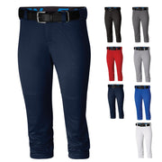Easton Girl's Pro Elite Fastpitch Softball Pants - Navy, Youth Small