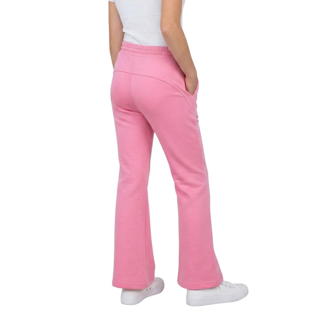 WELAKEN Girls Flared Sweatpants - Pink, Size 5
