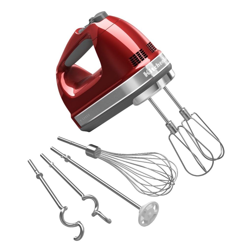 KitchenAid 9-Speed Hand Mixer - Red