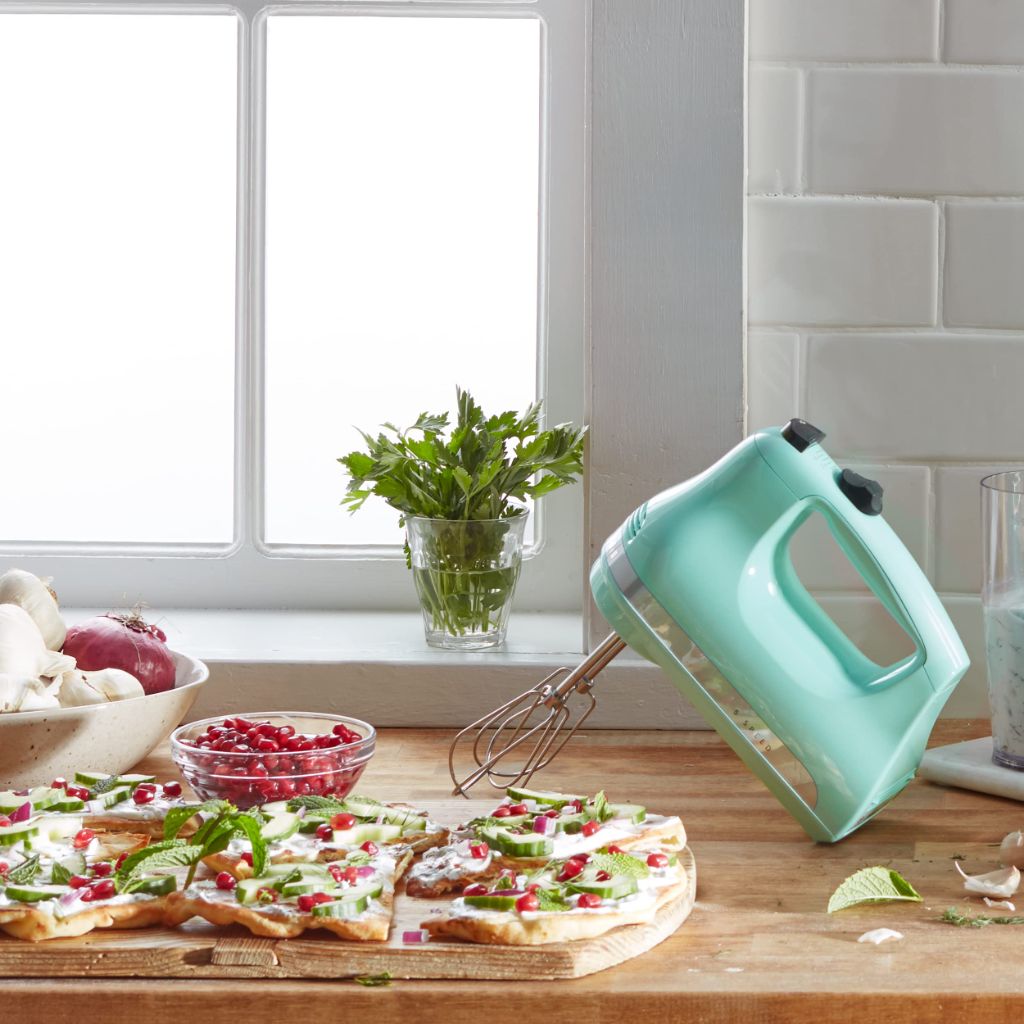 KitchenAid 5 Ultra Power Speed Hand Mixer - Ice Blue