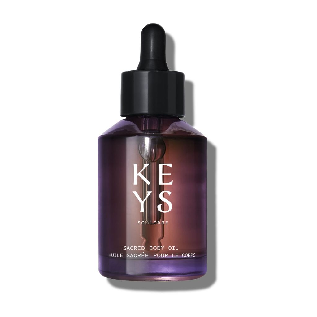 Keys Soulcare Sacred Body Oil with Marula Oil and Manuka Honey, 1.69 fl. oz.
