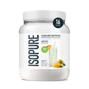 Isopure Clear Low Carb Whey Isolate Protein Powder - Mango Lime, 14.1oz.