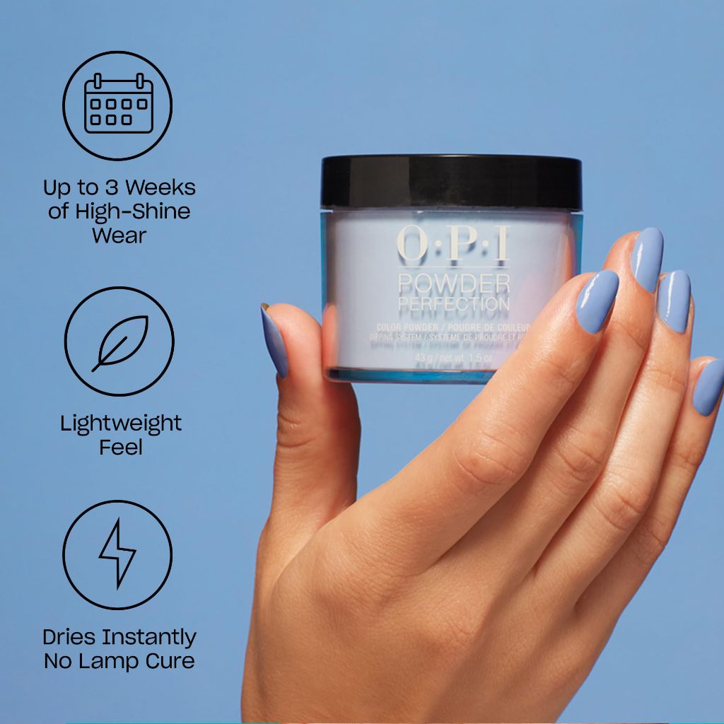 OPI Powder Perfection Sheer Pastel Shimmer Nail Dipping Powder - AppointMINT Confirmed, 1.5oz