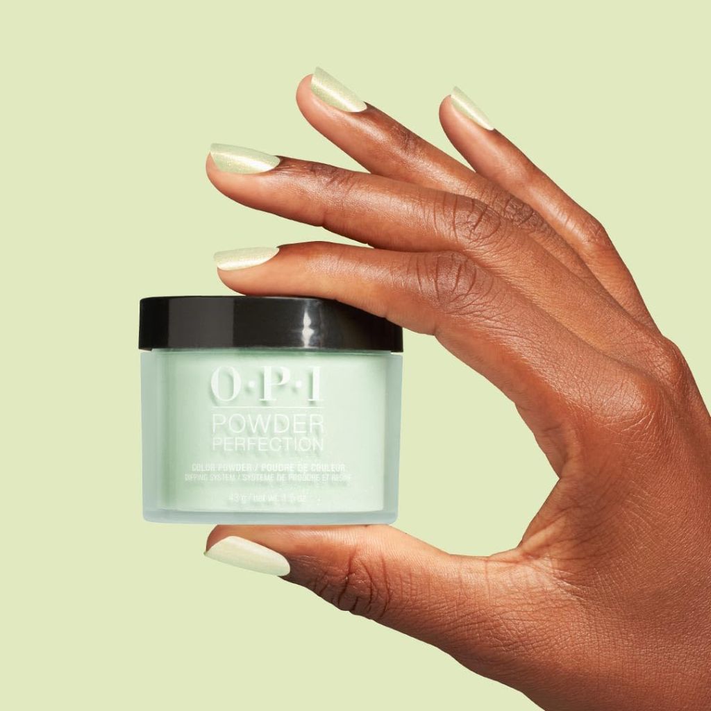 OPI Powder Perfection Sheer Pastel Shimmer Nail Dipping Powder - AppointMINT Confirmed, 1.5oz