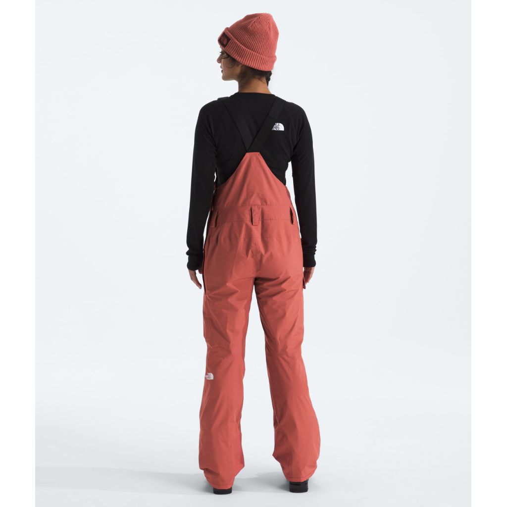 The North Face Women's Freedom Bibs, Waterproof, Built-In Gaiter - Mars Dust, Size Small Long