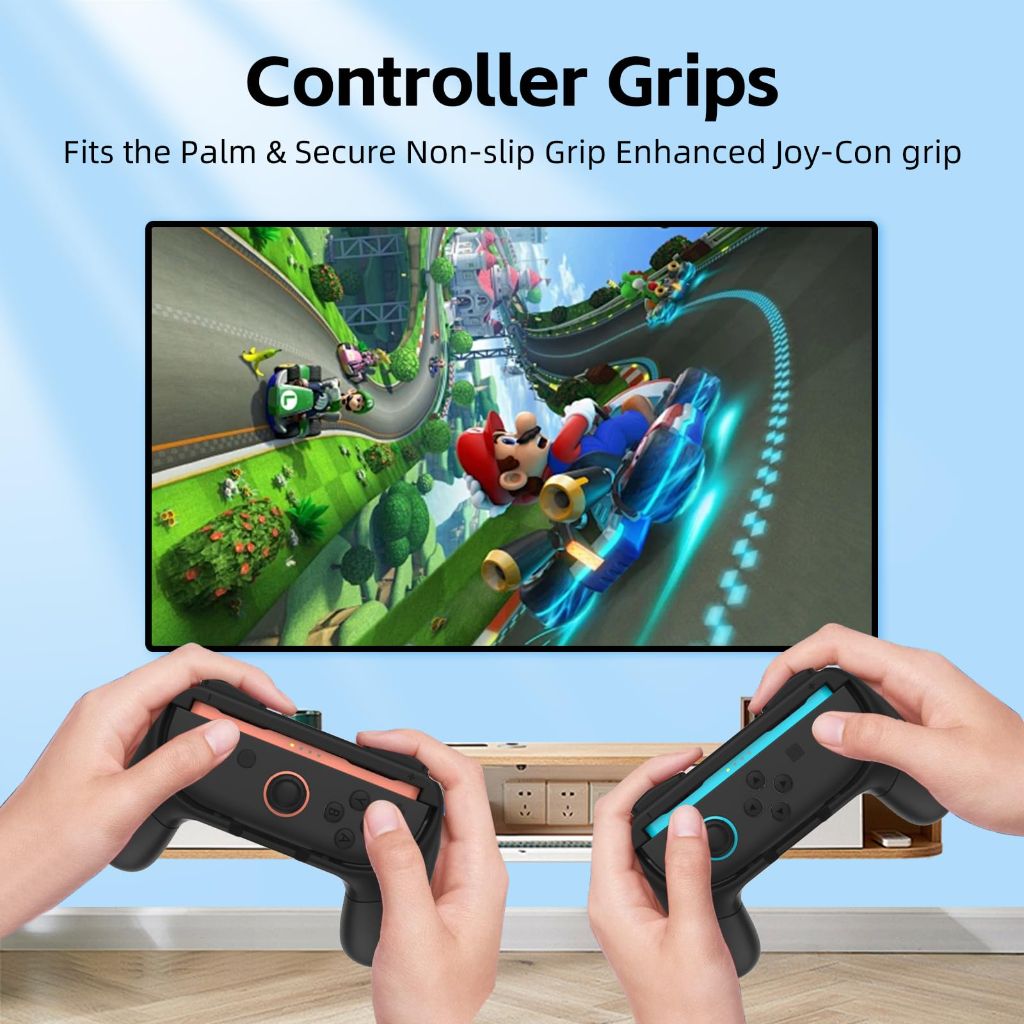 DOYO 10-in-1 Switch 2 Sports Accessories Bundle for Switch 2 Joy-Con  (Black)