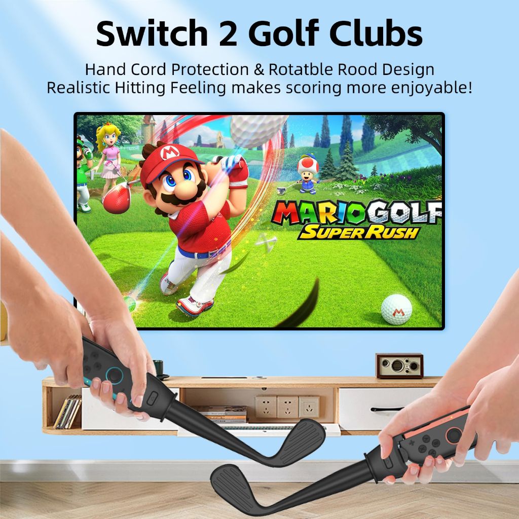 DOYO 10-in-1 Switch 2 Sports Accessories Bundle for Switch 2 Joy-Con  (Black)