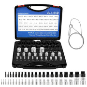 Male/Female Nut and Bolt Thread Gauge, 23" & 21" - 44pcs.