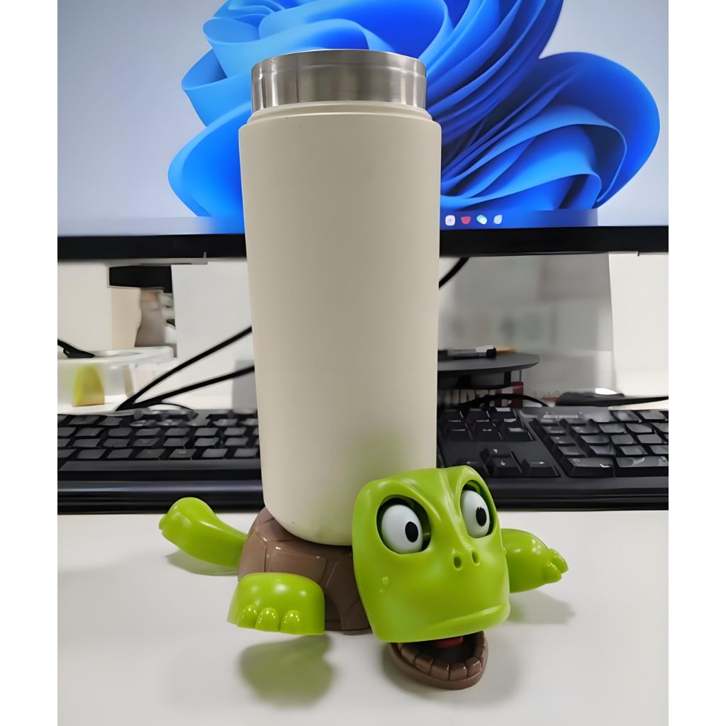 Turtle Coaster Cup Holder - Green