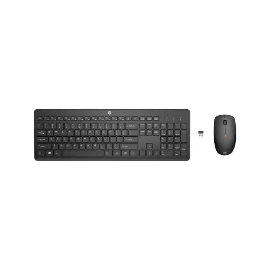 HP 230 Full-Size Wireless Keyboard and Mouse Bundle - Black