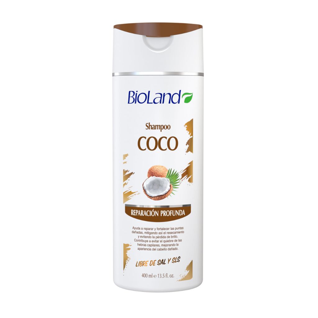Bioland Coconut Shampoo for Dry & Curly Hair - 13.53 fl oz