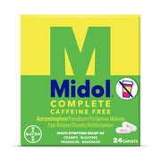 Midol Complete Caffeine Free Caplets - 24ct.