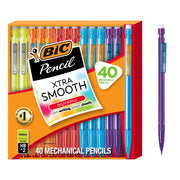 BIC Xtra Smooth Bright Edition Mechanical Pencils, 0.7 mm Medium Point, Refillable and Retractable (40ct)