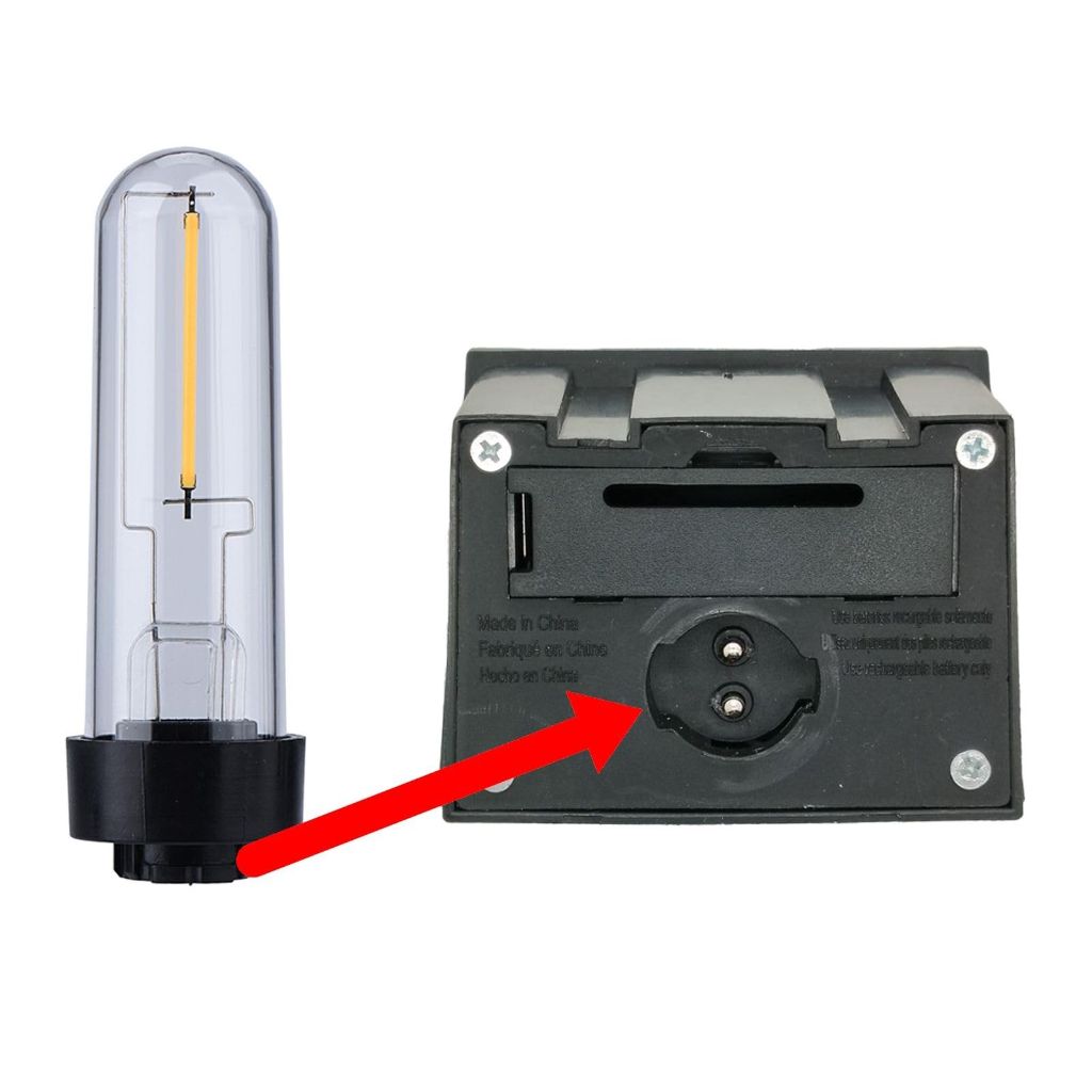 YBRAVO for Solar Light Replacement Bulb Warm White(B)